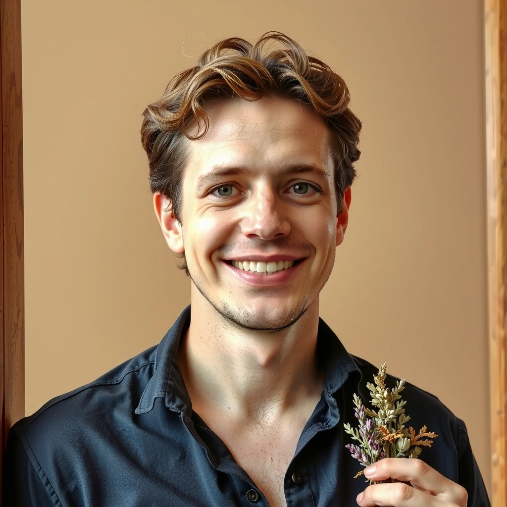 Professional portrait of a smiling, diverse team member in a modern office setting.